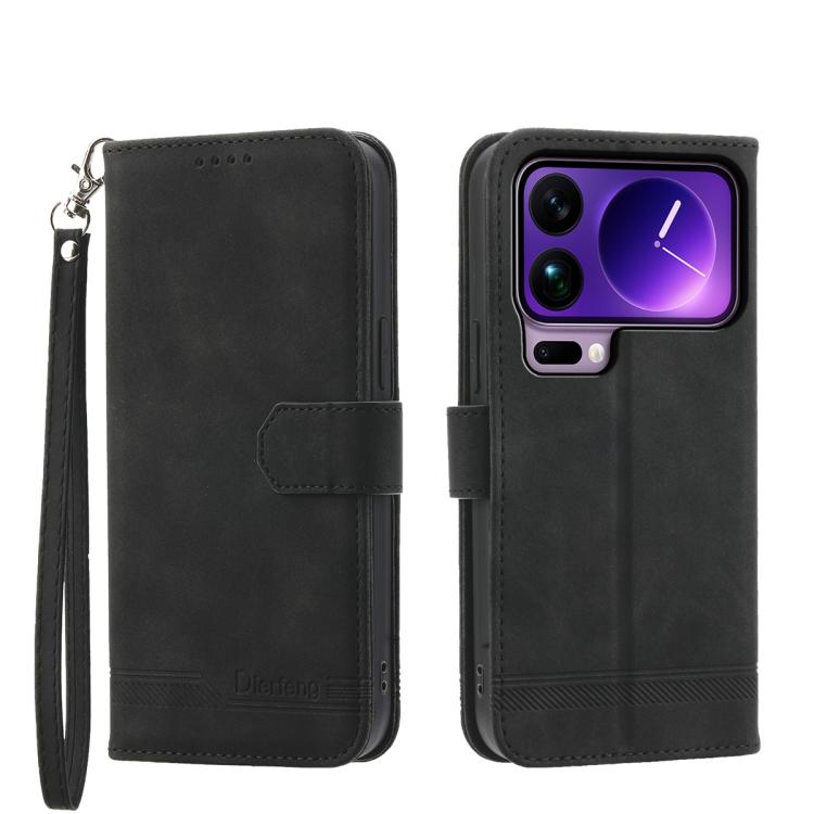 Dierfeng Dream Line TPU Hybrid PU Leather Phone Case, For Xiaomi 17 Pro Max, For Xiaomi 17 Pro, For Xiaomi 17, For Xiaomi Poco M7 4G 169mm, For Xiaomi Poco M7 4G 171mm, For Xiaomi 15T Pro 5G, For Xiaomi 15T 5G, For Xiaomi 15 Ultra