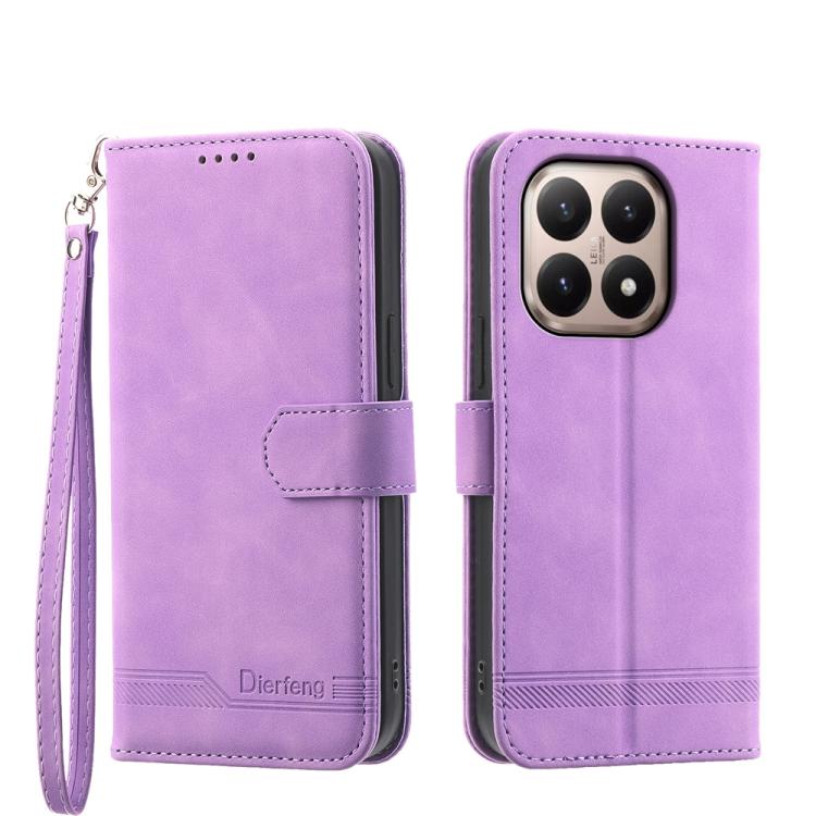 Dierfeng Dream Line TPU Hybrid PU Leather Phone Case, For Xiaomi 15T Pro 5G, For Xiaomi 15T 5G, For Xiaomi 15 Ultra, For Xiaomi Poco X7 Pro / Redmi Turbo 4, For Xiaomi 15 Pro, For Xiaomi 15