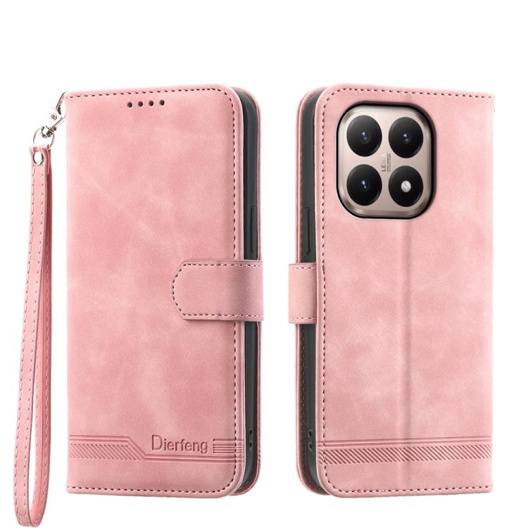 Dierfeng Dream Line TPU Hybrid PU Leather Phone Case, For Xiaomi 15T Pro 5G, For Xiaomi 15T 5G, For Xiaomi 15 Ultra, For Xiaomi Poco X7 Pro / Redmi Turbo 4, For Xiaomi 15 Pro, For Xiaomi 15