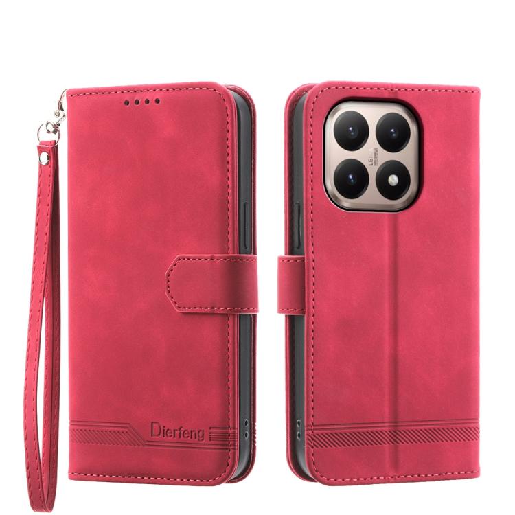 Dierfeng Dream Line TPU Hybrid PU Leather Phone Case, For Xiaomi 15T Pro 5G, For Xiaomi 15T 5G, For Xiaomi 15 Ultra, For Xiaomi Poco X7 Pro / Redmi Turbo 4, For Xiaomi 15 Pro, For Xiaomi 15
