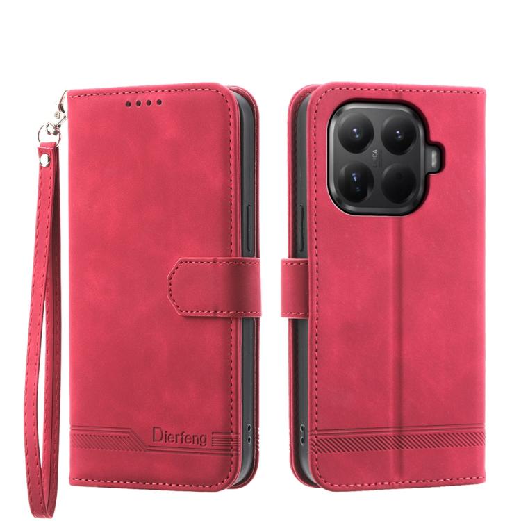 Dierfeng Dream Line TPU Hybrid PU Leather Phone Case, For Xiaomi 15T Pro 5G, For Xiaomi 15T 5G, For Xiaomi 15 Ultra, For Xiaomi Poco X7 Pro / Redmi Turbo 4, For Xiaomi 15 Pro, For Xiaomi 15