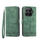Dierfeng Dream Line TPU Hybrid PU Leather Phone Case, For Xiaomi 15T Pro 5G, For Xiaomi 15T 5G, For Xiaomi 15 Ultra, For Xiaomi Poco X7 Pro / Redmi Turbo 4, For Xiaomi 15 Pro, For Xiaomi 15