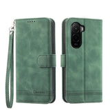 Dierfeng Dream Line TPU Hybrid PU Leather Phone Case, For Xiaomi 17 Pro Max, For Xiaomi 17 Pro, For Xiaomi 17, For Xiaomi Poco M7 4G 169mm, For Xiaomi Poco M7 4G 171mm, For Xiaomi 15T Pro 5G, For Xiaomi 15T 5G, For Xiaomi 15 Ultra