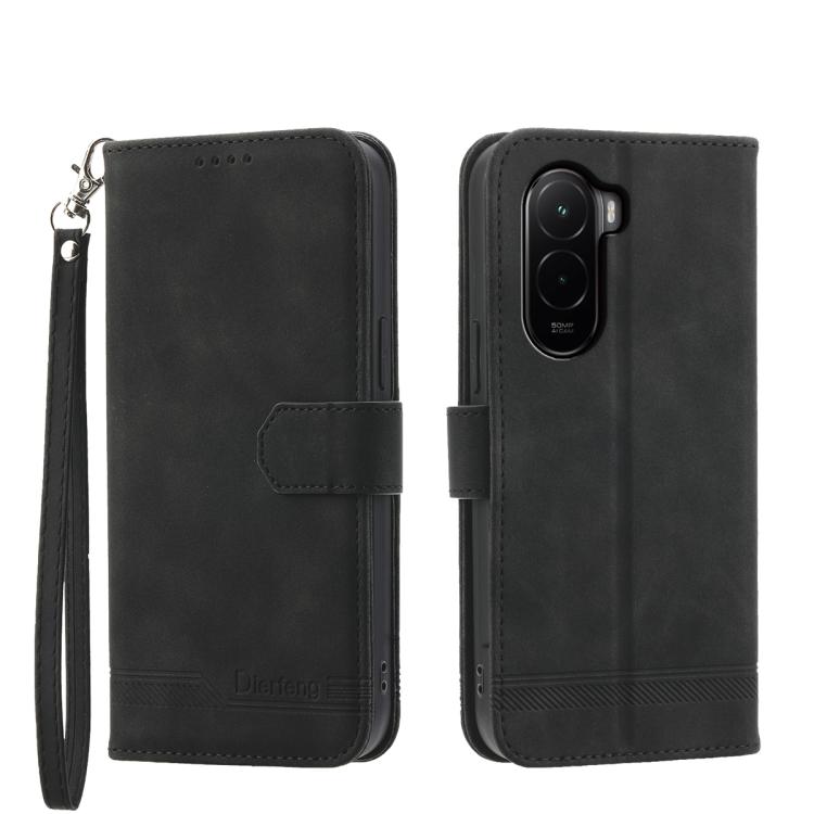Dierfeng Dream Line TPU Hybrid PU Leather Phone Case, For Xiaomi 17 Pro Max, For Xiaomi 17 Pro, For Xiaomi 17, For Xiaomi Poco M7 4G 169mm, For Xiaomi Poco M7 4G 171mm, For Xiaomi 15T Pro 5G, For Xiaomi 15T 5G, For Xiaomi 15 Ultra