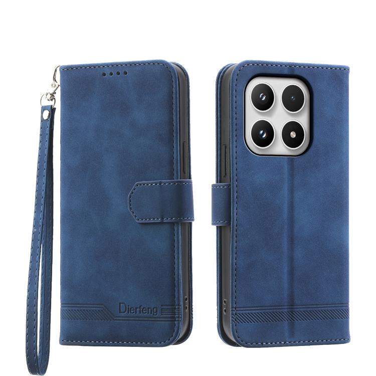 Dierfeng Dream Line TPU Hybrid PU Leather Phone Case, For Xiaomi 17 Max 5G, For Xiaomi 17T Pro 5G, For Xiaomi 17T 5G, For Xiaomi 17 Pro Max, For Xiaomi 17 Pro, For Xiaomi 17, For Xiaomi Poco M7 4G 169mm, For Xiaomi Poco M7 4G 171mm