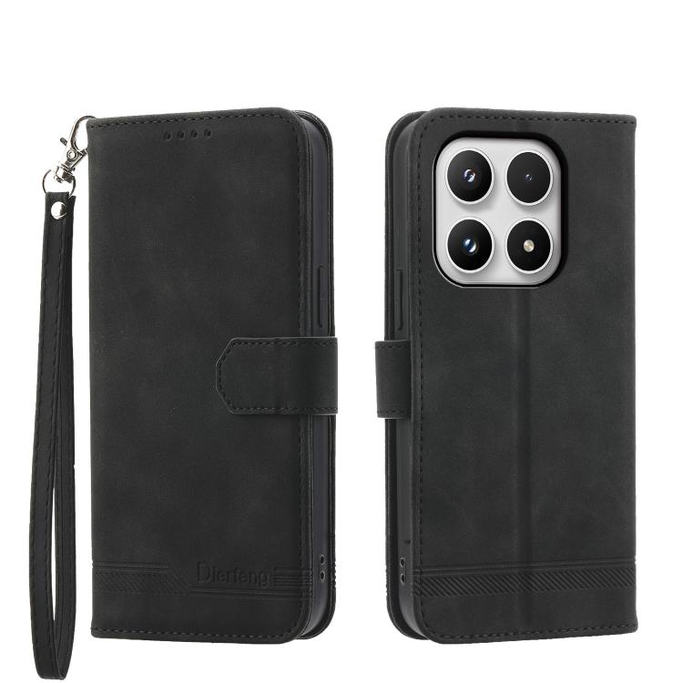 Dierfeng Dream Line TPU Hybrid PU Leather Phone Case, For Xiaomi 17 Max 5G, For Xiaomi 17T Pro 5G, For Xiaomi 17T 5G, For Xiaomi 17 Pro Max, For Xiaomi 17 Pro, For Xiaomi 17, For Xiaomi Poco M7 4G 169mm, For Xiaomi Poco M7 4G 171mm