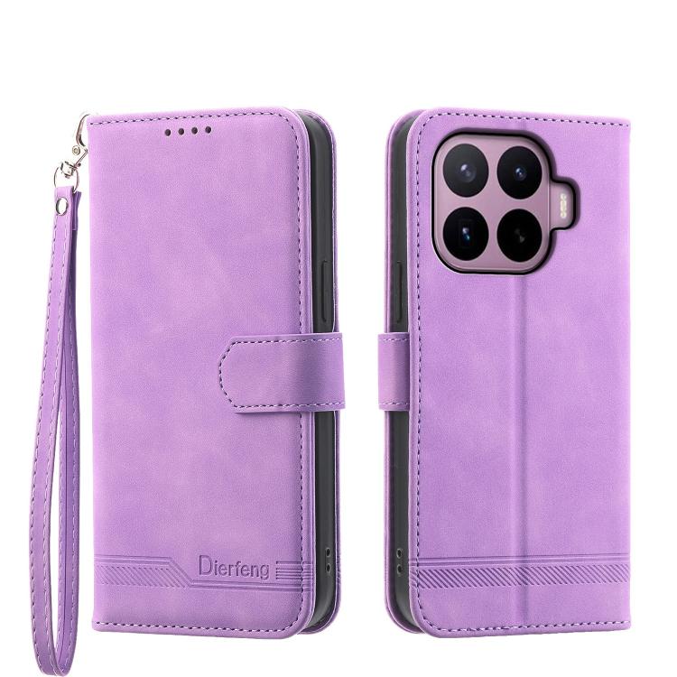 Dierfeng Dream Line TPU Hybrid PU Leather Phone Case, For Xiaomi 17 Max 5G, For Xiaomi 17T Pro 5G, For Xiaomi 17T 5G, For Xiaomi 17 Pro Max, For Xiaomi 17 Pro, For Xiaomi 17, For Xiaomi Poco M7 4G 169mm, For Xiaomi Poco M7 4G 171mm