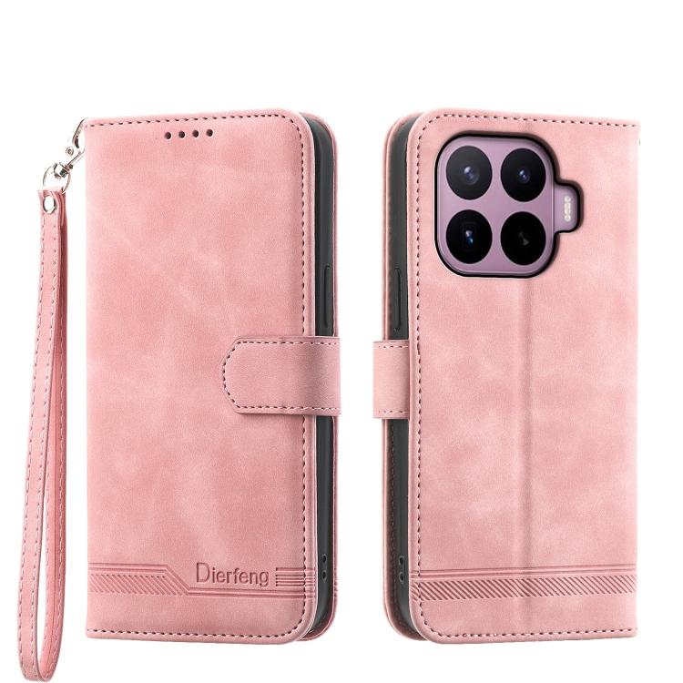 Dierfeng Dream Line TPU Hybrid PU Leather Phone Case, For Xiaomi 17 Max 5G, For Xiaomi 17T Pro 5G, For Xiaomi 17T 5G, For Xiaomi 17 Pro Max, For Xiaomi 17 Pro, For Xiaomi 17, For Xiaomi Poco M7 4G 169mm, For Xiaomi Poco M7 4G 171mm