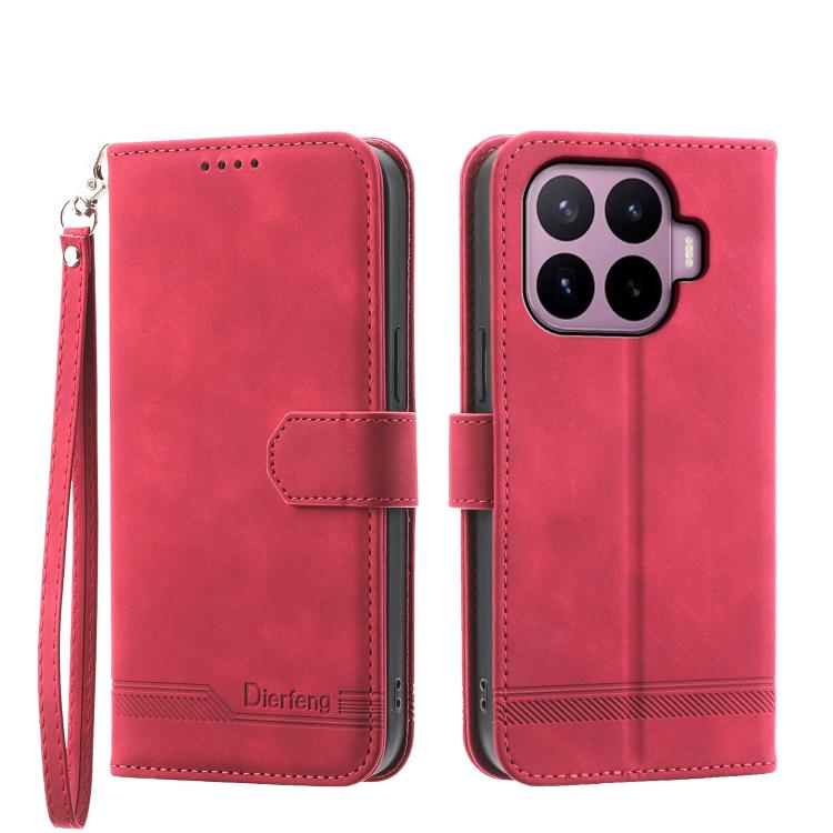 Dierfeng Dream Line TPU Hybrid PU Leather Phone Case, For Xiaomi 17 Max 5G, For Xiaomi 17T Pro 5G, For Xiaomi 17T 5G, For Xiaomi 17 Pro Max, For Xiaomi 17 Pro, For Xiaomi 17, For Xiaomi Poco M7 4G 169mm, For Xiaomi Poco M7 4G 171mm