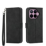 Dierfeng Dream Line TPU Hybrid PU Leather Phone Case, For Xiaomi 17 Max 5G, For Xiaomi 17T Pro 5G, For Xiaomi 17T 5G, For Xiaomi 17 Pro Max, For Xiaomi 17 Pro, For Xiaomi 17, For Xiaomi Poco M7 4G 169mm, For Xiaomi Poco M7 4G 171mm