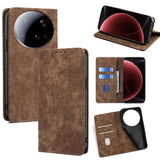 RFID Anti-theft Brush Magnetic Leather Phone Case, For Xiaomi 17 Ultra, For Xiaomi 17 Pro Max, For Xiaomi 17 Pro, For Xiaomi 17, For Xiaomi Civi 5 Pro 5G, For Xiaomi 15 Ultra, For Xiaomi 14T Pro 5G, For Xiaomi 14T 5G