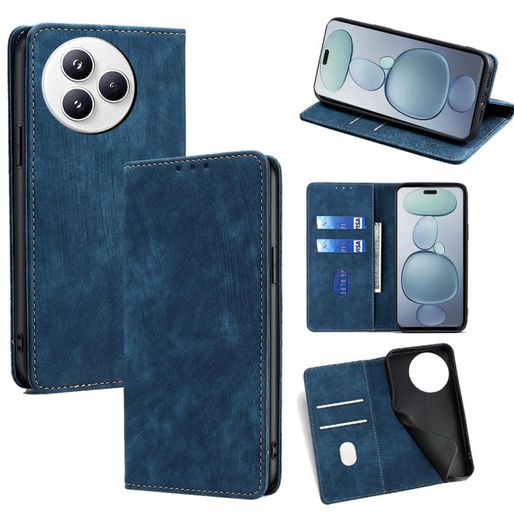 RFID Anti-theft Brush Magnetic Leather Phone Case, For Xiaomi 17 Ultra, For Xiaomi 17 Pro Max, For Xiaomi 17 Pro, For Xiaomi 17, For Xiaomi Civi 5 Pro 5G, For Xiaomi 15 Ultra, For Xiaomi 14T Pro 5G, For Xiaomi 14T 5G