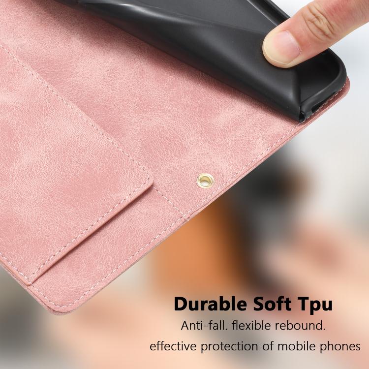 Tulips Embossed Leather Phone Case with Lanyard, For Xiaomi 15, For Xiaomi 14T Pro, For Xiaomi 14T