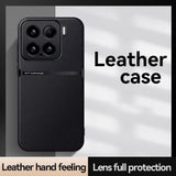 Litchi Leather Magnetic Full Coverage Shockproof Phone Case, For Xiaomi 15, For Xiaomi 14T Pro, For Xiaomi 14T, For Xiaomi 14 Ultra, For Xiaomi 14 Pro, For Xiaomi 14, For Xiaomi 13 Pro, For Xiaomi 13