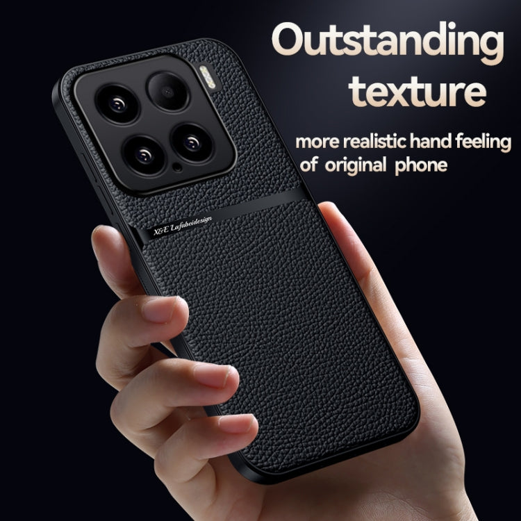 Litchi Leather Magnetic Full Coverage Shockproof Phone Case, For Xiaomi 15, For Xiaomi 14T Pro, For Xiaomi 14T, For Xiaomi 14 Ultra, For Xiaomi 14 Pro, For Xiaomi 14, For Xiaomi 13 Pro, For Xiaomi 13