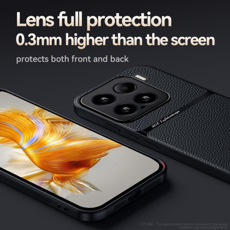 Litchi Leather Magnetic Full Coverage Shockproof Phone Case, For Xiaomi 15, For Xiaomi 14T Pro, For Xiaomi 14T, For Xiaomi 14 Ultra, For Xiaomi 14 Pro, For Xiaomi 14, For Xiaomi 13 Pro, For Xiaomi 13