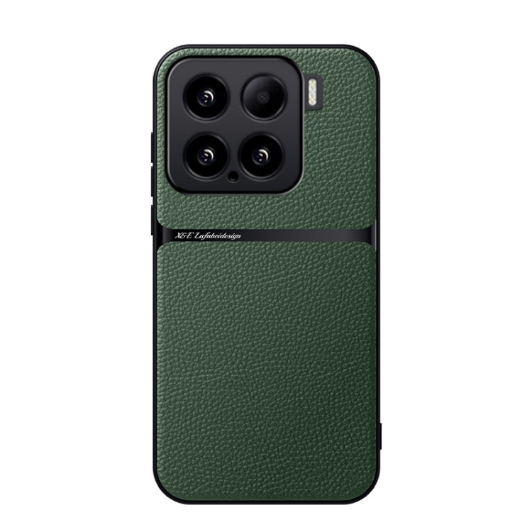 Litchi Leather Magnetic Full Coverage Shockproof Phone Case, For Xiaomi 15, For Xiaomi 14T Pro, For Xiaomi 14T, For Xiaomi 14 Ultra, For Xiaomi 14 Pro, For Xiaomi 14, For Xiaomi 13 Pro, For Xiaomi 13