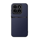 Litchi Leather Magnetic Full Coverage Shockproof Phone Case, For Xiaomi 15, For Xiaomi 14T Pro, For Xiaomi 14T, For Xiaomi 14 Ultra, For Xiaomi 14 Pro, For Xiaomi 14, For Xiaomi 13 Pro, For Xiaomi 13