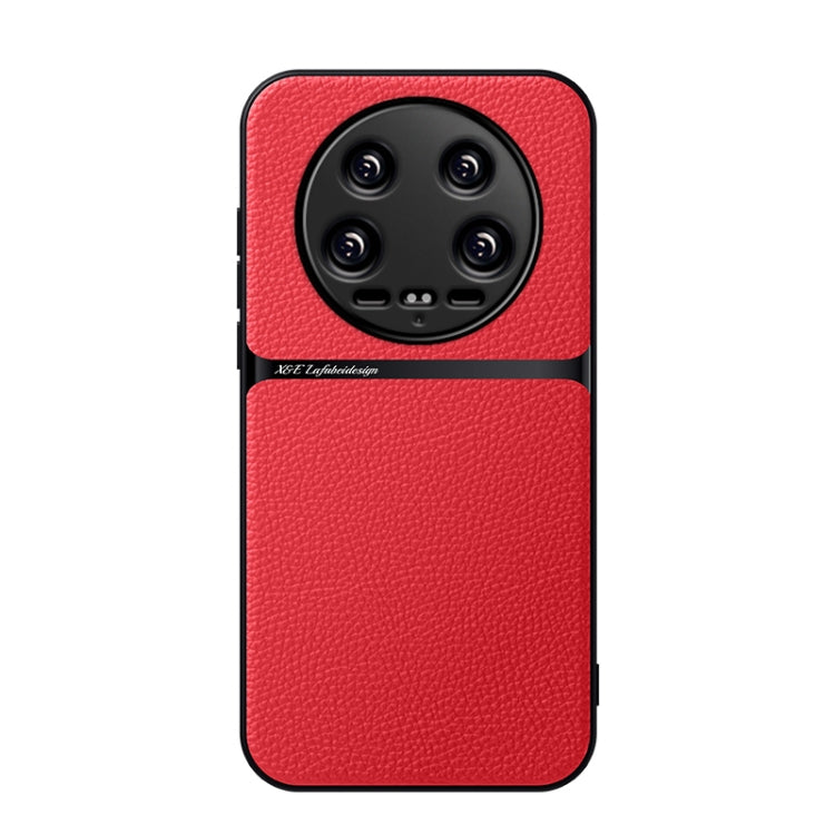 Litchi Leather Magnetic Full Coverage Shockproof Phone Case, For Xiaomi 15, For Xiaomi 14T Pro, For Xiaomi 14T, For Xiaomi 14 Ultra, For Xiaomi 14 Pro, For Xiaomi 14, For Xiaomi 13 Pro, For Xiaomi 13