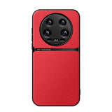 Litchi Leather Magnetic Full Coverage Shockproof Phone Case, For Xiaomi 15, For Xiaomi 14T Pro, For Xiaomi 14T, For Xiaomi 14 Ultra, For Xiaomi 14 Pro, For Xiaomi 14, For Xiaomi 13 Pro, For Xiaomi 13
