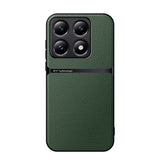 Litchi Leather Magnetic Full Coverage Shockproof Phone Case, For Xiaomi 15, For Xiaomi 14T Pro, For Xiaomi 14T, For Xiaomi 14 Ultra, For Xiaomi 14 Pro, For Xiaomi 14, For Xiaomi 13 Pro, For Xiaomi 13