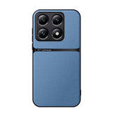 Litchi Leather Magnetic Full Coverage Shockproof Phone Case, For Xiaomi 15, For Xiaomi 14T Pro, For Xiaomi 14T, For Xiaomi 14 Ultra, For Xiaomi 14 Pro, For Xiaomi 14, For Xiaomi 13 Pro, For Xiaomi 13