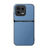 Litchi Leather Magnetic Full Coverage Shockproof Phone Case, For Xiaomi 15, For Xiaomi 14T Pro, For Xiaomi 14T, For Xiaomi 14 Ultra, For Xiaomi 14 Pro, For Xiaomi 14, For Xiaomi 13 Pro, For Xiaomi 13