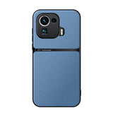 Litchi Leather Magnetic Full Coverage Shockproof Phone Case, For Xiaomi 12 Pro / 12S Pro, For Xiaomi 12 / 12S / 12X, For Xiaomi 11T / 11T Pro, For Xiaomi Mi 11 Lite 4G / 5G, For Xiaomi Mi 11 Pro, For Xiaomi Mi 11