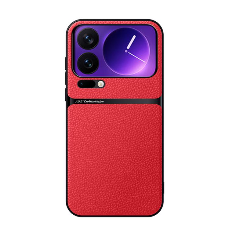 Litchi Leather Magnetic Full Coverage Shockproof Phone Case, For Xiaomi 17 Pro Max, For Xiaomi 17 Pro, For Xiaomi 17, For Xiaomi 15T Pro 5G, For Xiaomi 15T 5G, For Xiaomi 15 Ultra, For Xiaomi Poco M7 Pro 5G, For Xiaomi 15 Pro