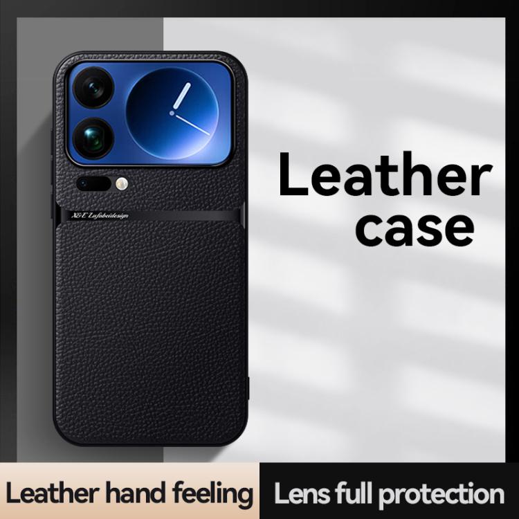 Litchi Leather Magnetic Full Coverage Shockproof Phone Case, For Xiaomi 17 Pro Max, For Xiaomi 17 Pro, For Xiaomi 17, For Xiaomi 15T Pro 5G, For Xiaomi 15T 5G, For Xiaomi 15 Ultra, For Xiaomi Poco M7 Pro 5G, For Xiaomi 15 Pro