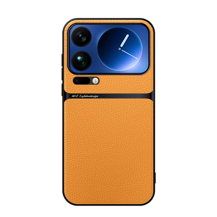 Litchi Leather Magnetic Full Coverage Shockproof Phone Case, For Xiaomi 17 Pro Max, For Xiaomi 17 Pro, For Xiaomi 17, For Xiaomi 15T Pro 5G, For Xiaomi 15T 5G, For Xiaomi 15 Ultra, For Xiaomi Poco M7 Pro 5G, For Xiaomi 15 Pro