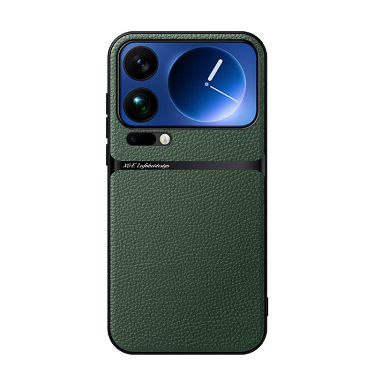 Litchi Leather Magnetic Full Coverage Shockproof Phone Case, For Xiaomi 17 Pro Max, For Xiaomi 17 Pro, For Xiaomi 17, For Xiaomi 15T Pro 5G, For Xiaomi 15T 5G, For Xiaomi 15 Ultra, For Xiaomi Poco M7 Pro 5G, For Xiaomi 15 Pro