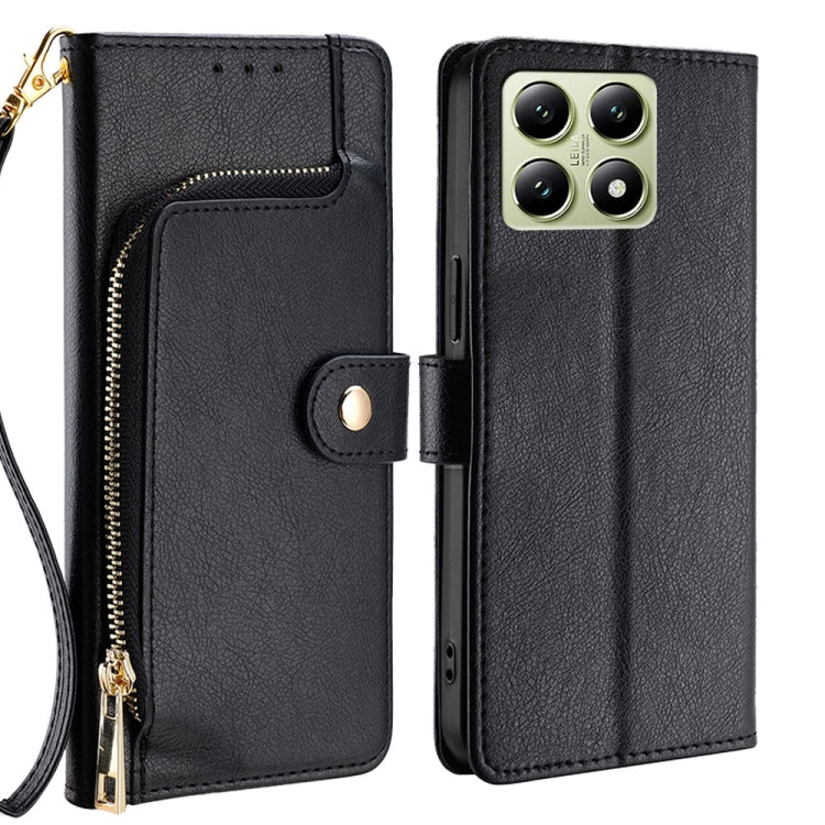 Zipper Bag Leather Phone Case, For Xiaomi 17 Ultra, For Xiaomi 17 Pro Max, For Xiaomi 17 Pro, For Xiaomi 17, For Xiaomi Civi 5 Pro 5G, For Xiaomi 15 Ultra, For Xiaomi 14T Pro 5G, For Xiaomi 14T 5G