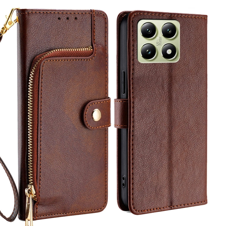 Zipper Bag Leather Phone Case, For Xiaomi 17 Ultra, For Xiaomi 17 Pro Max, For Xiaomi 17 Pro, For Xiaomi 17, For Xiaomi Civi 5 Pro 5G, For Xiaomi 15 Ultra, For Xiaomi 14T Pro 5G, For Xiaomi 14T 5G
