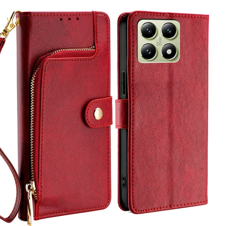 Zipper Bag Leather Phone Case, For Xiaomi 17 Ultra, For Xiaomi 17 Pro Max, For Xiaomi 17 Pro, For Xiaomi 17, For Xiaomi Civi 5 Pro 5G, For Xiaomi 15 Ultra, For Xiaomi 14T Pro 5G, For Xiaomi 14T 5G