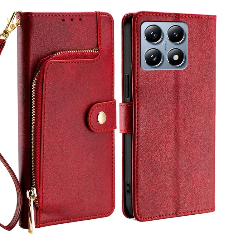 Zipper Bag Leather Phone Case, For Xiaomi 17 Ultra, For Xiaomi 17 Pro Max, For Xiaomi 17 Pro, For Xiaomi 17, For Xiaomi Civi 5 Pro 5G, For Xiaomi 15 Ultra, For Xiaomi 14T Pro 5G, For Xiaomi 14T 5G
