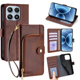 Zipper Bag Leather Phone Case, For Xiaomi 17 Ultra, For Xiaomi 17 Pro Max, For Xiaomi 17 Pro, For Xiaomi 17, For Xiaomi Civi 5 Pro 5G, For Xiaomi 15 Ultra, For Xiaomi 14T Pro 5G, For Xiaomi 14T 5G