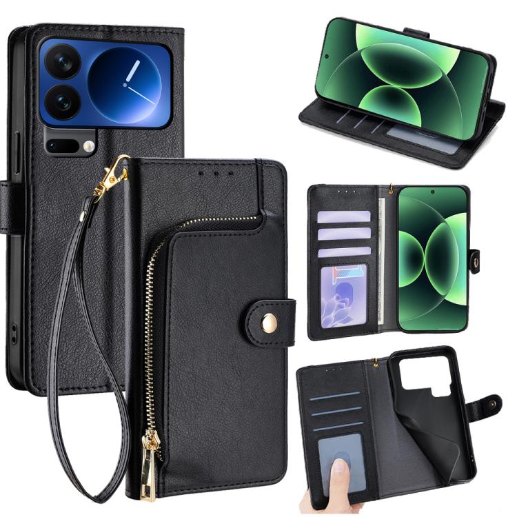 Zipper Bag Leather Phone Case, For Xiaomi 17 Ultra, For Xiaomi 17 Pro Max, For Xiaomi 17 Pro, For Xiaomi 17, For Xiaomi Civi 5 Pro 5G, For Xiaomi 15 Ultra, For Xiaomi 14T Pro 5G, For Xiaomi 14T 5G