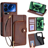 Zipper Bag Leather Phone Case, For Xiaomi 17 Ultra, For Xiaomi 17 Pro Max, For Xiaomi 17 Pro, For Xiaomi 17, For Xiaomi Civi 5 Pro 5G, For Xiaomi 15 Ultra, For Xiaomi 14T Pro 5G, For Xiaomi 14T 5G