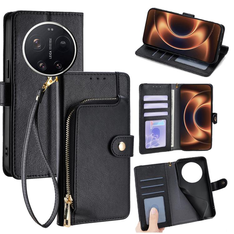 Zipper Bag Leather Phone Case, For Xiaomi 17 Ultra, For Xiaomi 17 Pro Max, For Xiaomi 17 Pro, For Xiaomi 17, For Xiaomi Civi 5 Pro 5G, For Xiaomi 15 Ultra, For Xiaomi 14T Pro 5G, For Xiaomi 14T 5G