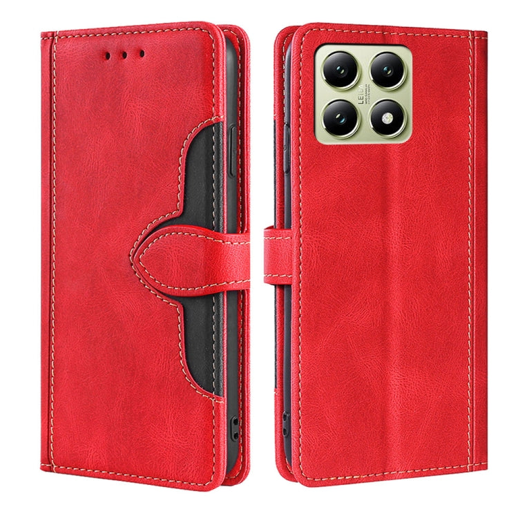 Skin Feel Magnetic Buckle Leather Phone Case, For Xiaomi 17 Ultra, For Xiaomi 17 Pro, For Xiaomi 17, For Xiaomi Civi 5 Pro 5G, For Xiaomi 15 Ultra, For Xiaomi 14T Pro 5G, For Xiaomi 14T 5G