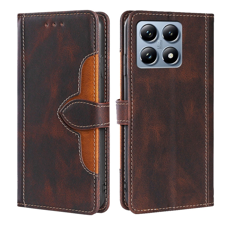 Skin Feel Magnetic Buckle Leather Phone Case, For Xiaomi 17 Ultra, For Xiaomi 17 Pro, For Xiaomi 17, For Xiaomi Civi 5 Pro 5G, For Xiaomi 15 Ultra, For Xiaomi 14T Pro 5G, For Xiaomi 14T 5G