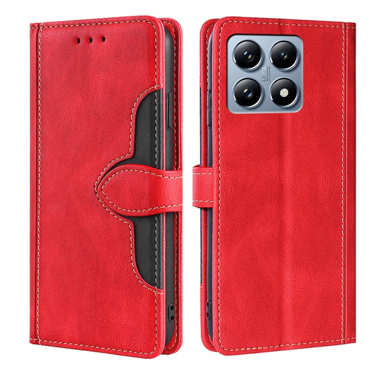 Skin Feel Magnetic Buckle Leather Phone Case, For Xiaomi 17 Ultra, For Xiaomi 17 Pro, For Xiaomi 17, For Xiaomi Civi 5 Pro 5G, For Xiaomi 15 Ultra, For Xiaomi 14T Pro 5G, For Xiaomi 14T 5G