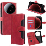Skin Feel Magnetic Buckle Leather Phone Case, For Xiaomi 17 Ultra, For Xiaomi 17 Pro, For Xiaomi 17, For Xiaomi Civi 5 Pro 5G, For Xiaomi 15 Ultra, For Xiaomi 14T Pro 5G, For Xiaomi 14T 5G