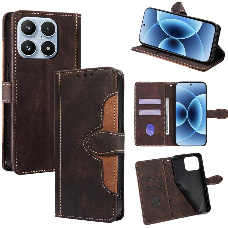 Skin Feel Magnetic Buckle Leather Phone Case, For Xiaomi 17 Ultra, For Xiaomi 17 Pro, For Xiaomi 17, For Xiaomi Civi 5 Pro 5G, For Xiaomi 15 Ultra, For Xiaomi 14T Pro 5G, For Xiaomi 14T 5G
