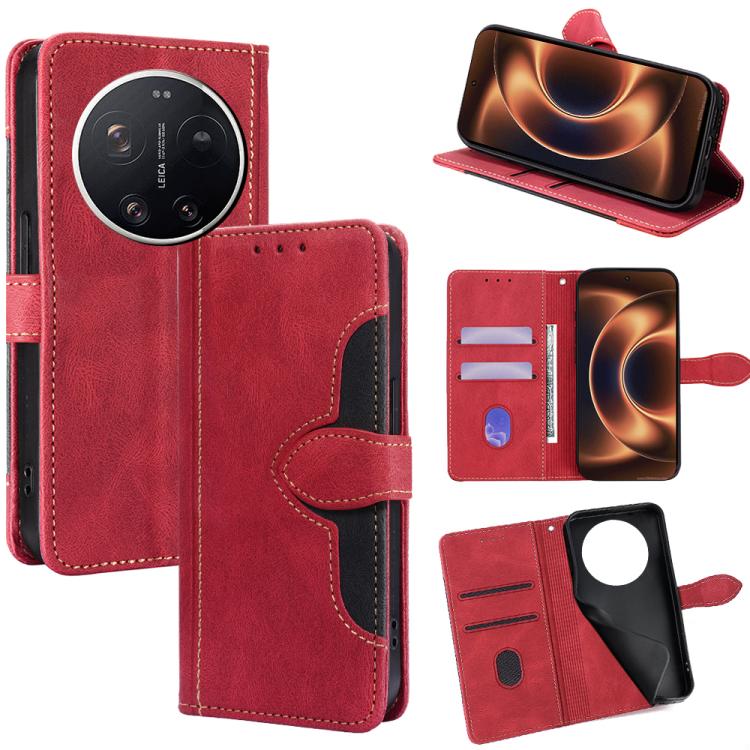 Skin Feel Magnetic Buckle Leather Phone Case, For Xiaomi 17 Ultra, For Xiaomi 17 Pro, For Xiaomi 17, For Xiaomi Civi 5 Pro 5G, For Xiaomi 15 Ultra, For Xiaomi 14T Pro 5G, For Xiaomi 14T 5G