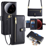 Sheep Texture Cross-body Zipper Wallet Leather Phone Case, For Xiaomi 17 Ultra, For Xiaomi 17 Pro Max, For Xiaomi 17 Pro, For Xiaomi 17, For Xiaomi Civi 5 Pro 5G, For Xiaomi 15 Ultra, For Xiaomi 14T Pro 5G, For Xiaomi 14T 5G