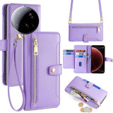 Sheep Texture Cross-body Zipper Wallet Leather Phone Case, For Xiaomi 17 Ultra, For Xiaomi 17 Pro Max, For Xiaomi 17 Pro, For Xiaomi 17, For Xiaomi Civi 5 Pro 5G, For Xiaomi 15 Ultra, For Xiaomi 14T Pro 5G, For Xiaomi 14T 5G