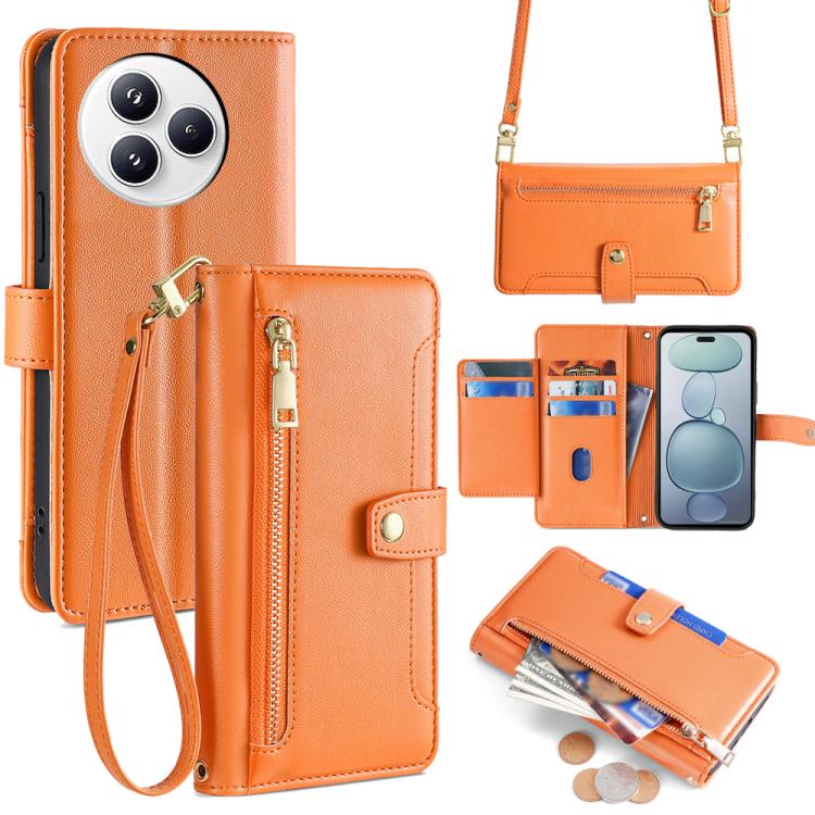 Sheep Texture Cross-body Zipper Wallet Leather Phone Case, For Xiaomi 17 Ultra, For Xiaomi 17 Pro Max, For Xiaomi 17 Pro, For Xiaomi 17, For Xiaomi Civi 5 Pro 5G, For Xiaomi 15 Ultra, For Xiaomi 14T Pro 5G, For Xiaomi 14T 5G