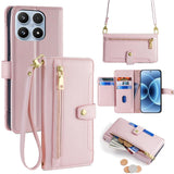 Sheep Texture Cross-body Zipper Wallet Leather Phone Case, For Xiaomi 17 Ultra, For Xiaomi 17 Pro Max, For Xiaomi 17 Pro, For Xiaomi 17, For Xiaomi Civi 5 Pro 5G, For Xiaomi 15 Ultra, For Xiaomi 14T Pro 5G, For Xiaomi 14T 5G
